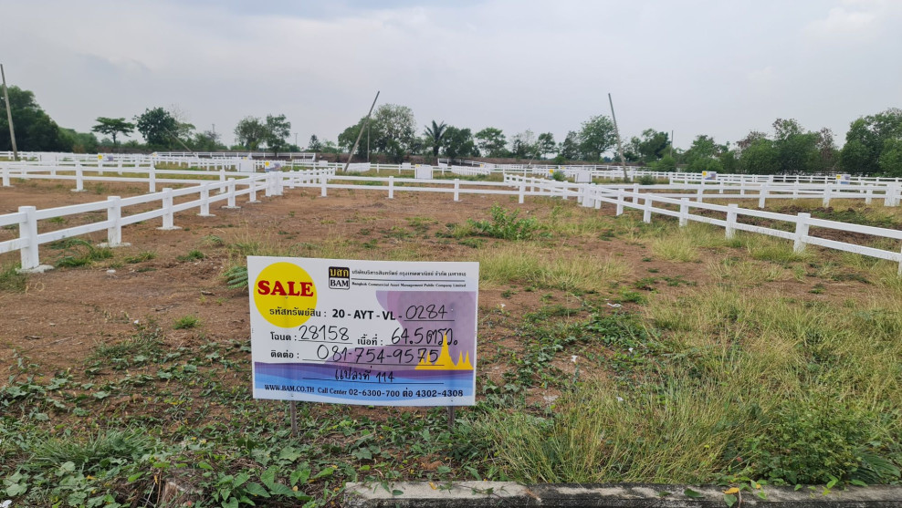 Residential land/lot Phra Nakhon Si Ayutthaya Phra Nakhon Si Ayutthaya Ko Rian 462000