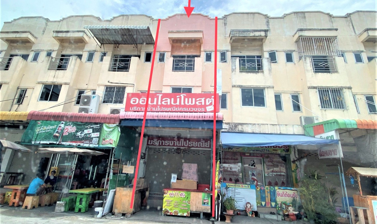 อาคารพาณิชย์ บุญนคร ชลบุรี พานทอง บ้านเก่า 3500000
