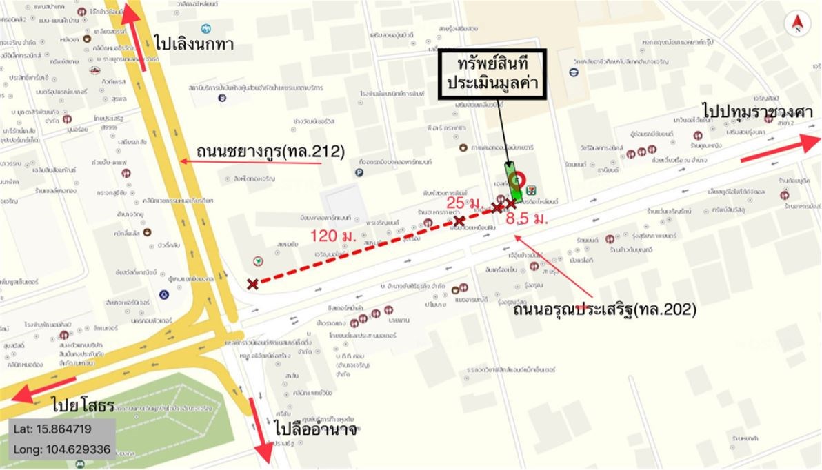 อาคารพาณิชย์ อำนาจเจริญ เมืองอำนาจเจริญ บุ่ง 4000000