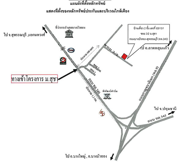 บ้านเดี่ยว สุชา นนทบุรี บางบัวทอง ละหาร 3080000