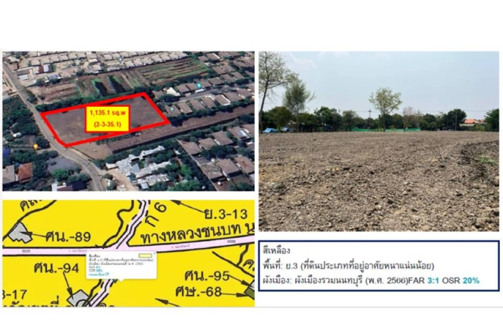 Residential land/lot Nonthaburi Bang Kruai Bang Khun Kong 53400000