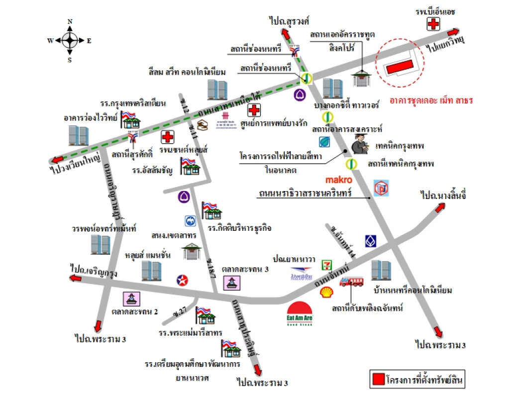 Condominium The Met condominium Bangkok Sathon Thung Maha Mek 27935300