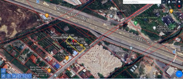 ที่ดินเปล่า สมุทรปราการ พระประแดง บางหัวเสือ 10881500