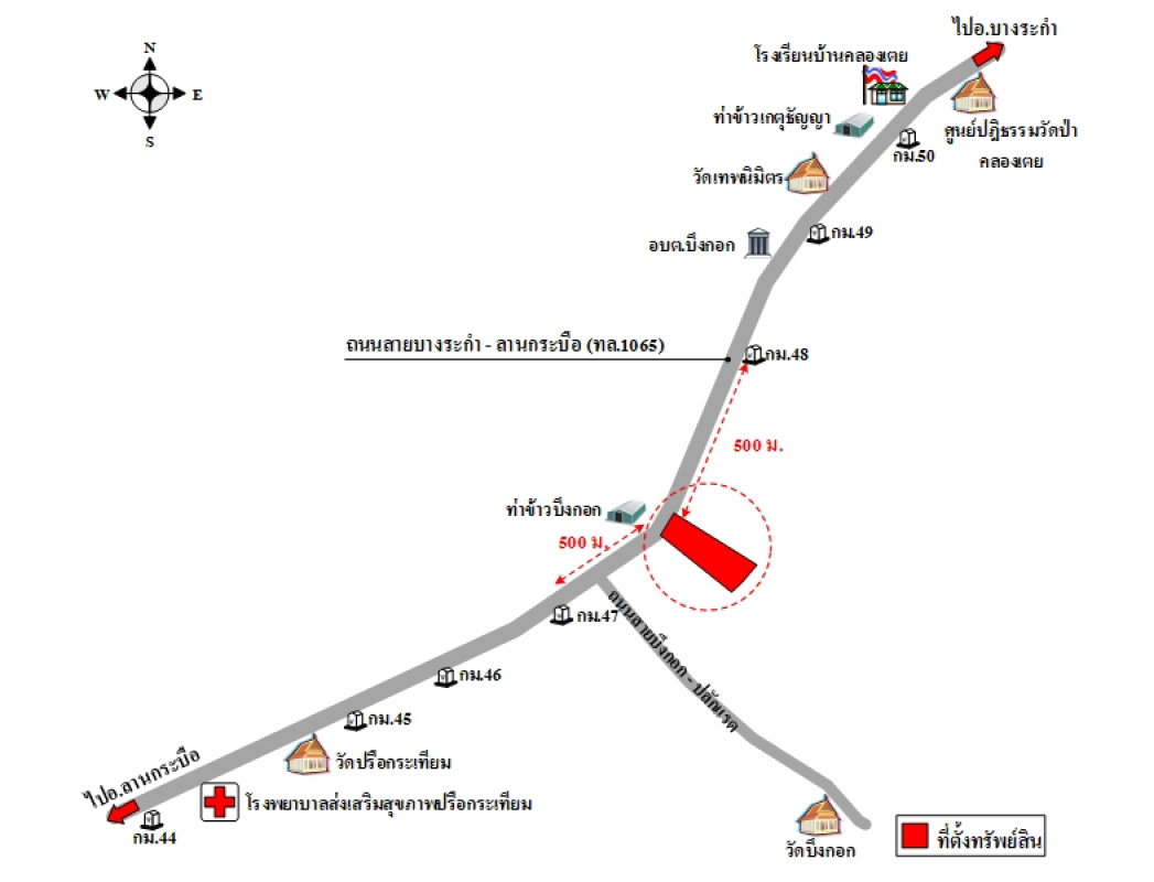 ที่ดินเปล่า พิษณุโลก บางระกำ บึงกอก 7870000