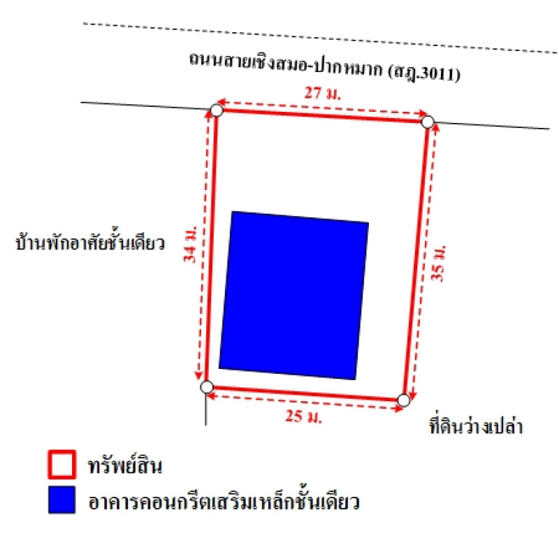 บ้านเดี่ยว สุราษฎร์ธานี ไชยา โมถ่าย 2540000