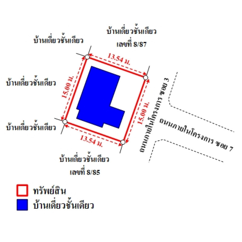 บ้านเดี่ยว เอสซี ฮิลล์ อิสเทิร์น-บ่อวิน ชลบุรี ศรีราชา บ่อวิน 2610000