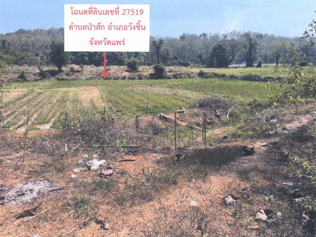 Residential land/lot Phrae Wang Chin Mae Phung 198300