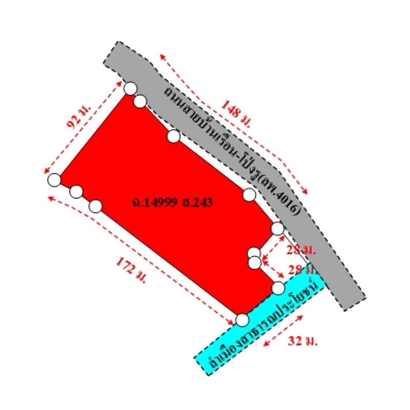 Residential land/lot Lamphun Pa Sang Ban Ruean 4188700