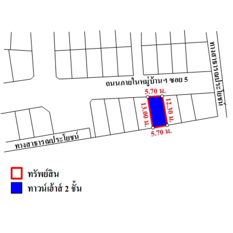 ทาวน์เฮ้าส์ ไลโอ พหลโยธิน-วัชรพล กรุงเทพมหานคร สายไหม คลองถนน 1898800