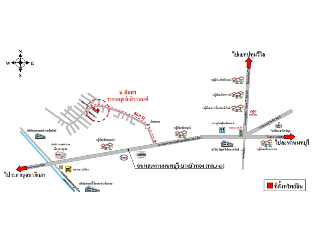 บ้านเดี่ยว ภัสสร ราชพฤกษ์-ติวานนท์ ปทุมธานี เมืองปทุมธานี บางคูวัด 3930000