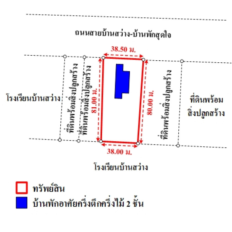 บ้านเดี่ยว กาฬสินธุ์ เมืองกาฬสินธุ์ ภูดิน 1950000
