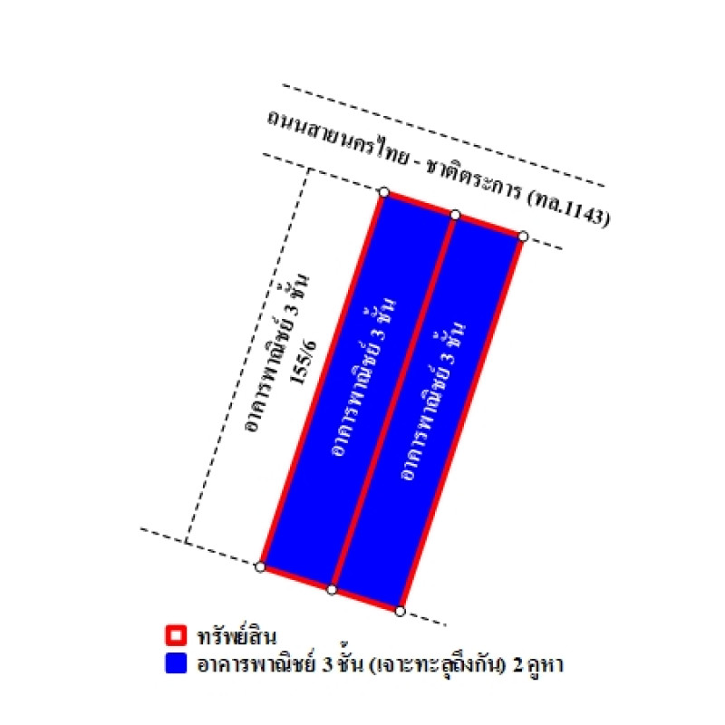 Commercial building Phitsanulok Chat Trakan Pa Daeng 4400000