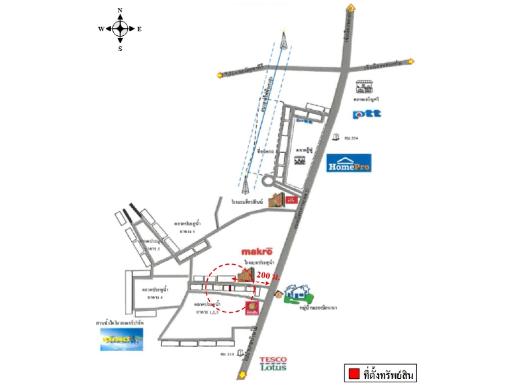 อาคารพาณิชย์ ตลาดประตูน้ำ ขอนแก่น เมืองขอนแก่น เมืองเก่า 2503000