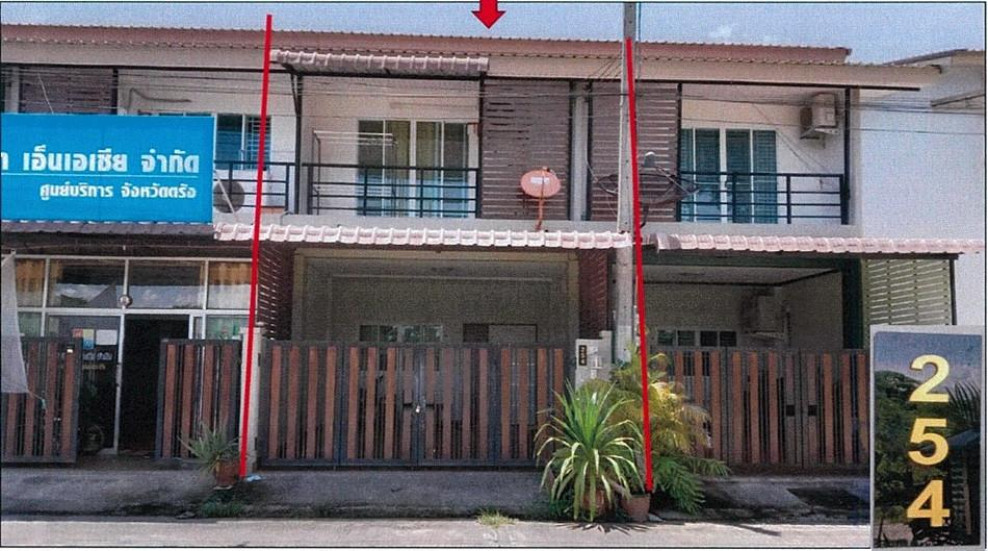 ทาวน์เฮ้าส์ พูนทรัพย์ศิริ ตรัง เมืองตรัง บ้านโพธิ์ 2300000