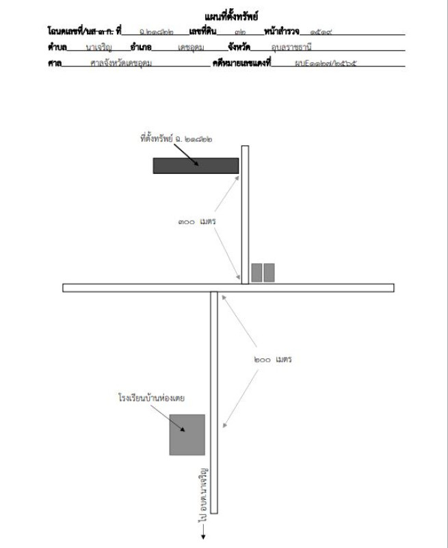 ที่ดินเปล่า อุบลราชธานี เดชอุดม เมืองเดช 732600