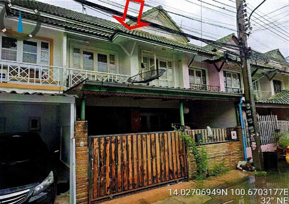 Townhouse Pathum Thani Khlong Luang Khlong Sam 1300000