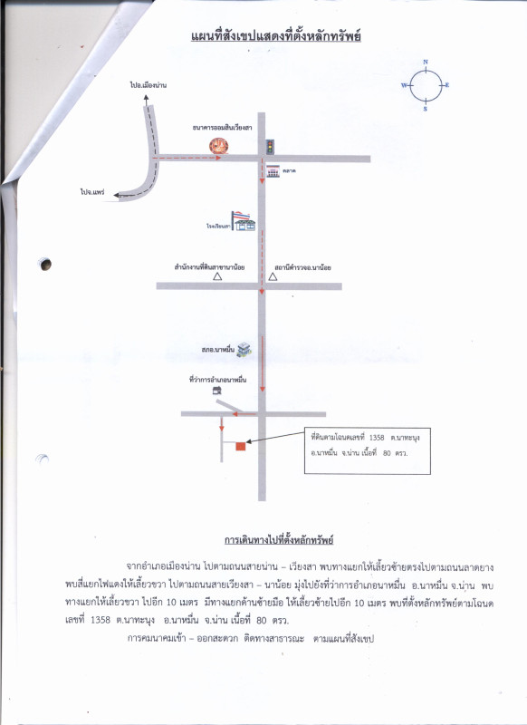ที่ดินเปล่า น่าน นาหมื่น นาทะนุง 42400