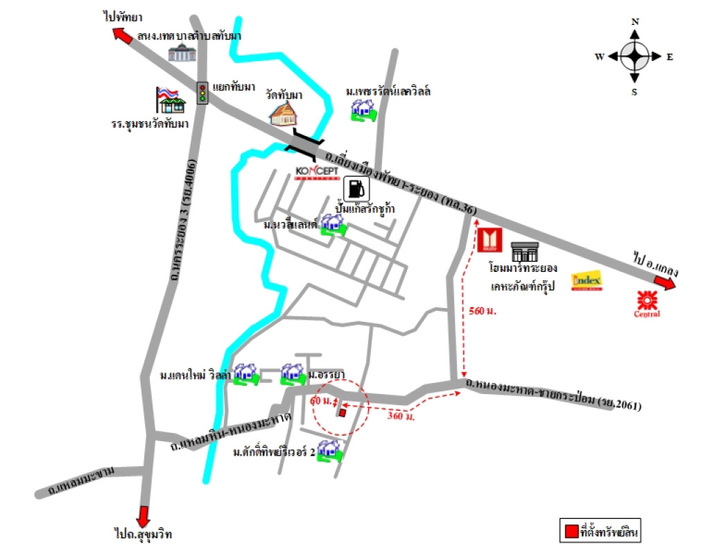บ้านเดี่ยว ระยอง เมืองระยอง ทับมา 2140000