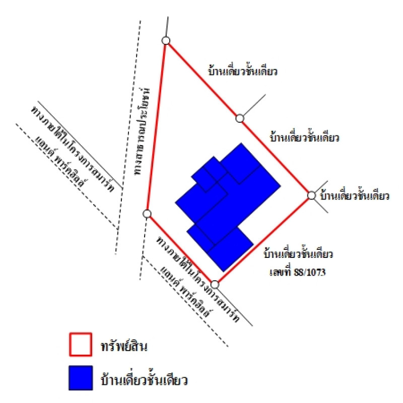 บ้านเดี่ยว สมาร์ทแลนด์ พาร์คฮิลล์ ระยอง ปลวกแดง มาบยางพร 2297000