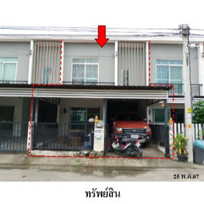ทาวน์เฮ้าส์ พฤกษา 93 พหลโยธิน-นวนคร ปทุมธานี คลองหลวง คลองหนึ่ง 1850000