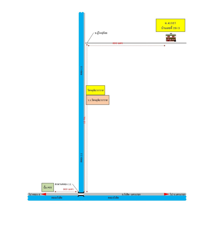 บ้านเดี่ยว ปทุมธานี หนองเสือ นพรัตน์ 372780