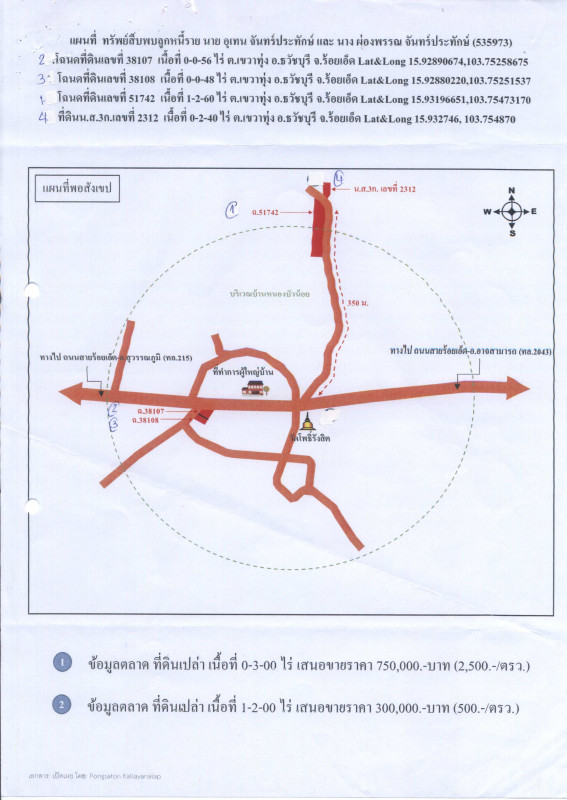 ทาวน์เฮ้าส์ ร้อยเอ็ด ธวัชบุรี เขวาทุ่ง 200880