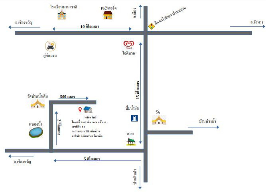 บ้านเดี่ยว ร้อยเอ็ด จังหาร ดินดำ 420113