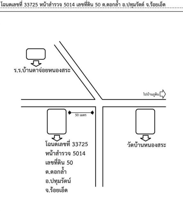 ที่ดินเปล่า ร้อยเอ็ด ปทุมรัตต์ ดอกล้ำ 241500
