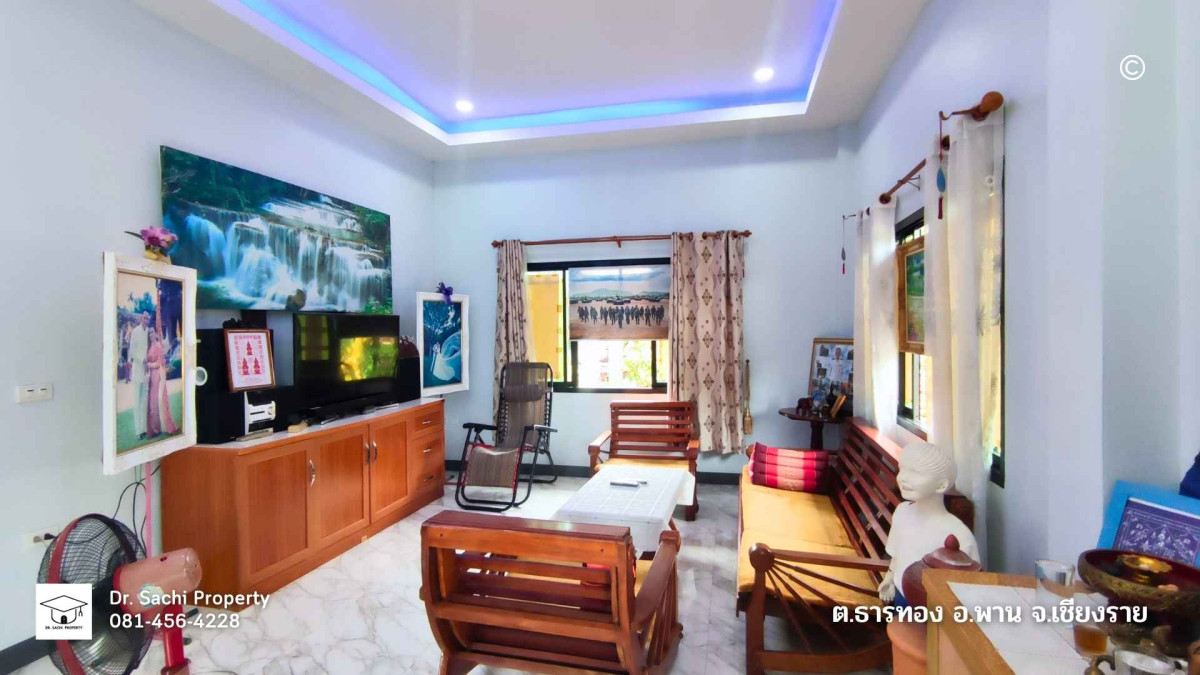บ้านเดี่ยว บ้านสวย (3 หลัง) วิวภูเขาและทุ่งนา 230 ตรว. น้ำไม่ท่วม อ.พาน จ.เชียงราย เชียงราย พาน ธารทอง 4300000