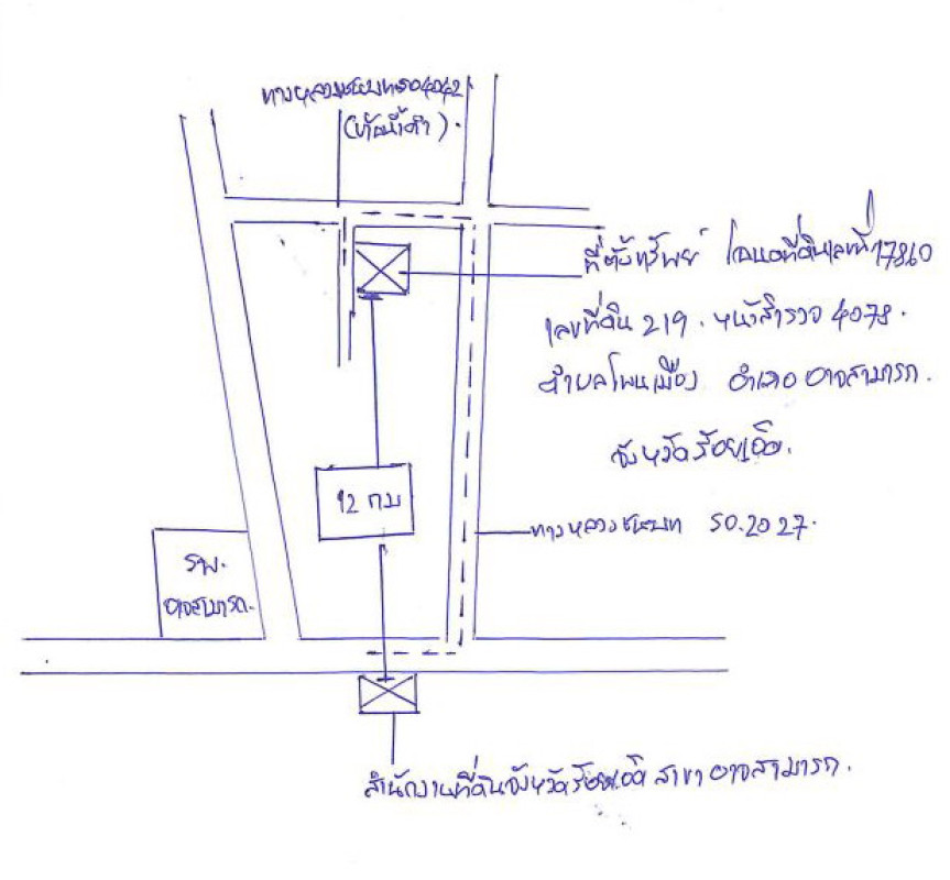 ที่ดินเปล่า ร้อยเอ็ด อาจสามารถ โพนเมือง 546000