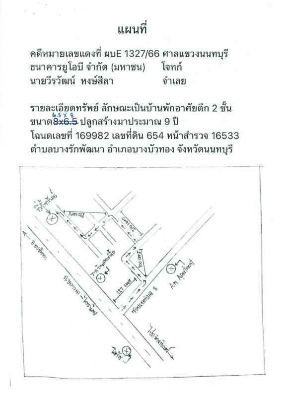 ทาวน์เฮ้าส์ นนทบุรี บางบัวทอง บางรักพัฒนา 1852400