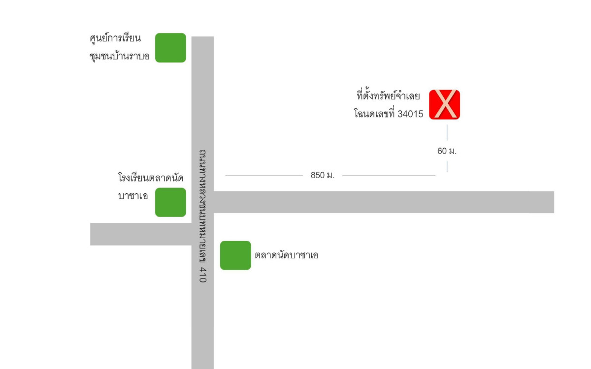 ที่ดินเปล่า ปัตตานี ยะรัง ปิตูมุดี 33863