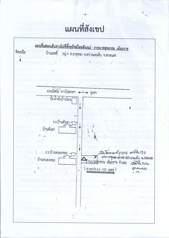 บ้านเดี่ยว สกลนคร สว่างแดนดิน ธาตุทอง 431700