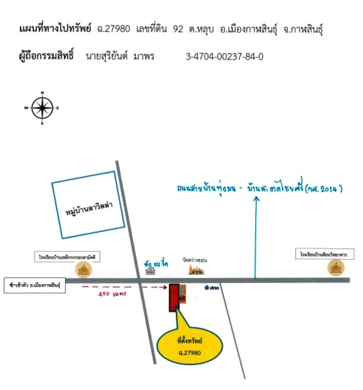 บ้านเดี่ยว กาฬสินธุ์ เมืองกาฬสินธุ์ หลุบ 2483000