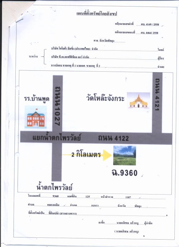 ที่ดินเปล่า พัทลุง กงหรา คลองเฉลิม 2260629
