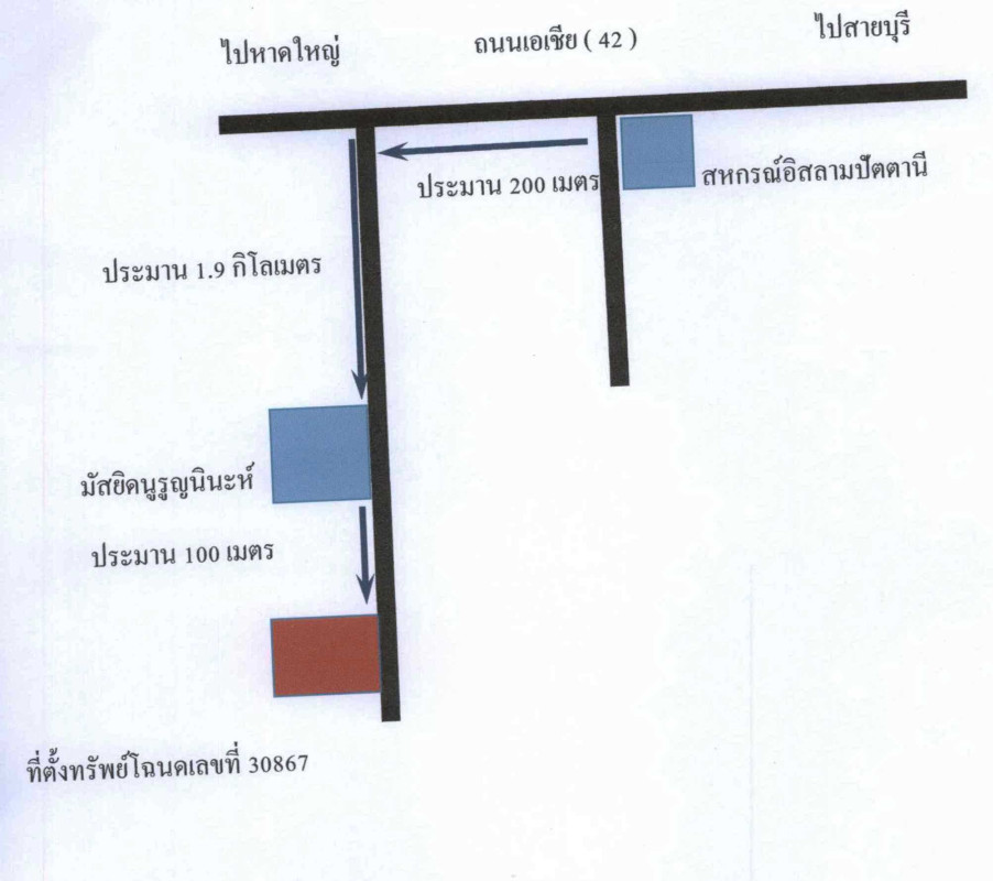 ที่ดินเปล่า ปัตตานี เมืองปัตตานี บาราเฮาะ 0