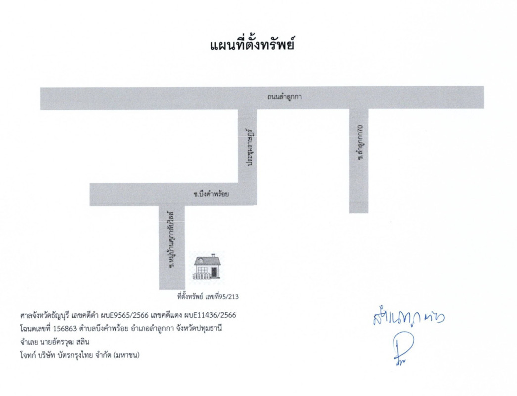 ทาวน์เฮ้าส์ ปทุมธานี ลำลูกกา บึงคำพร้อย 1891184