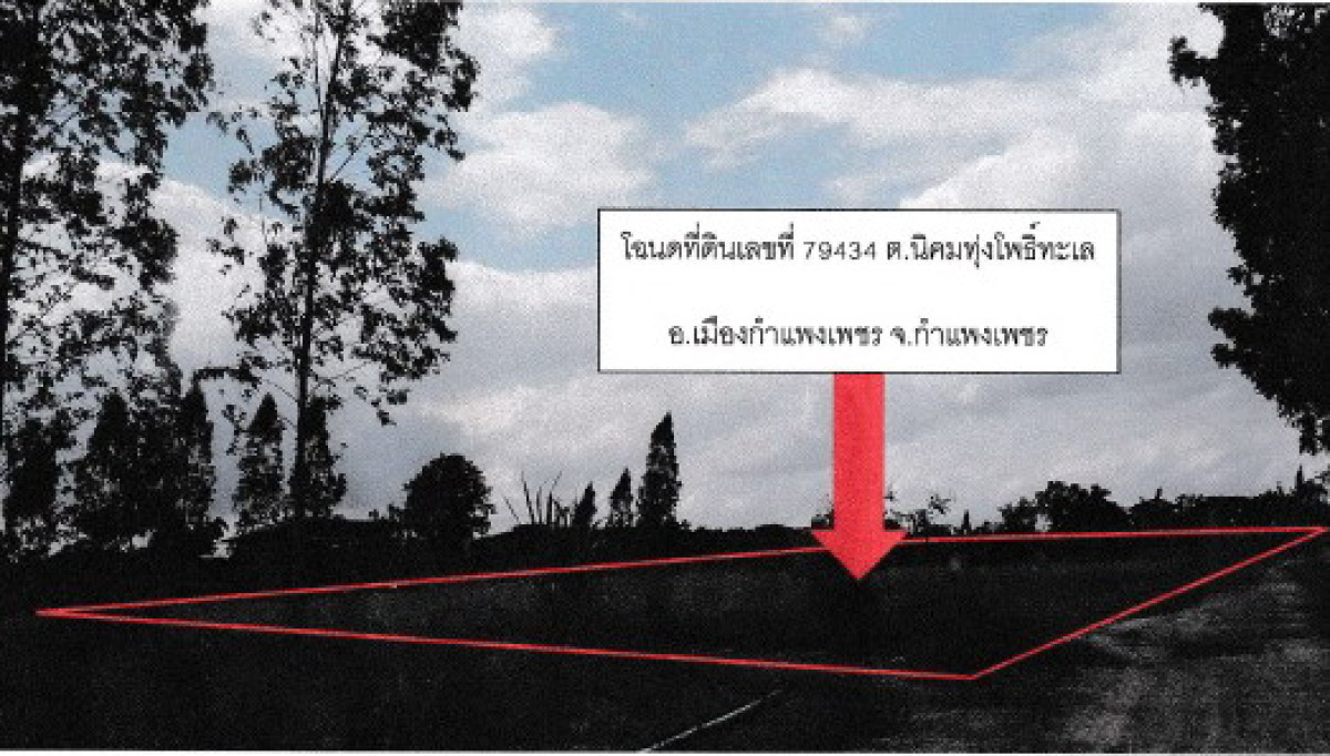 ที่ดินเปล่า กำแพงเพชร เมืองกำแพงเพชร นิคมทุ่งโพธิ์ทะเล 263850