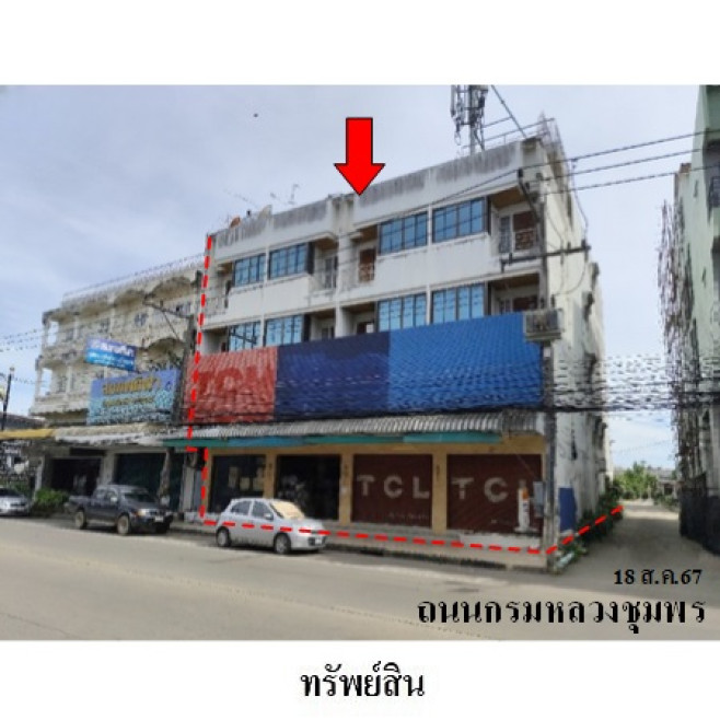อาคารพาณิชย์ ชุมพร เมืองชุมพร ท่าตะเภา 30400000