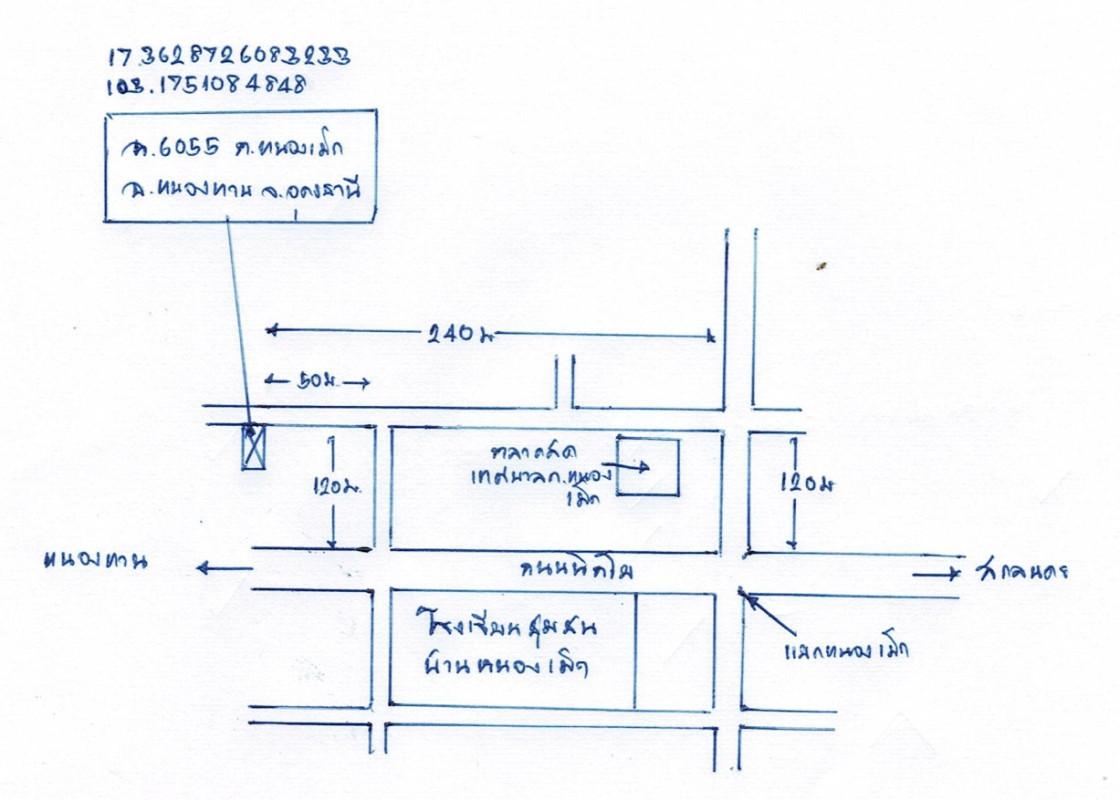 ทาวน์เฮ้าส์ อุดรธานี หนองหาน หนองเม็ก 579125