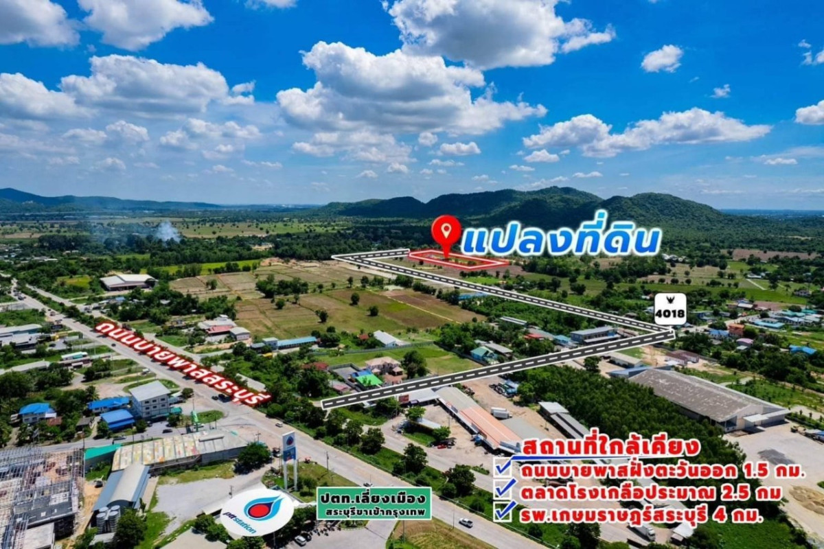 ที่ดินเปล่า สระบุรี เมืองสระบุรี กุดนกเปล้า 1500000