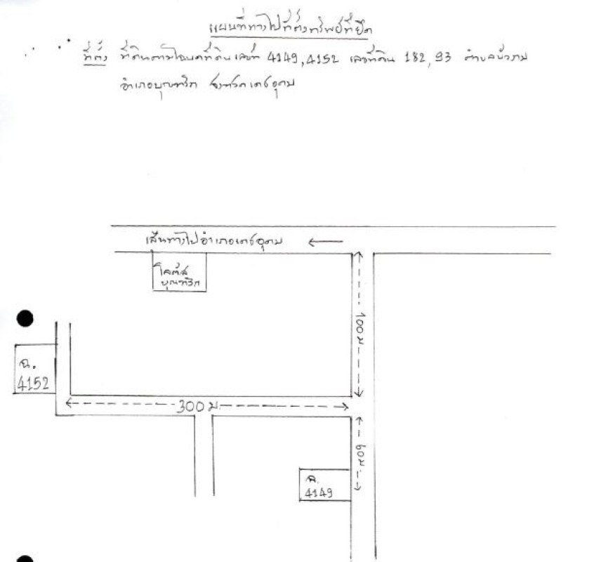 Residential land/lot Ubon Ratchathani Buntharik Bua Ngam 422050