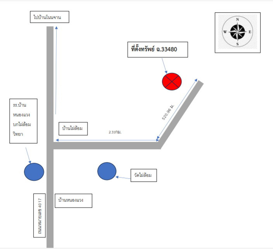 ที่ดินเปล่า มหาสารคาม วาปีปทุม ขามป้อม 67750