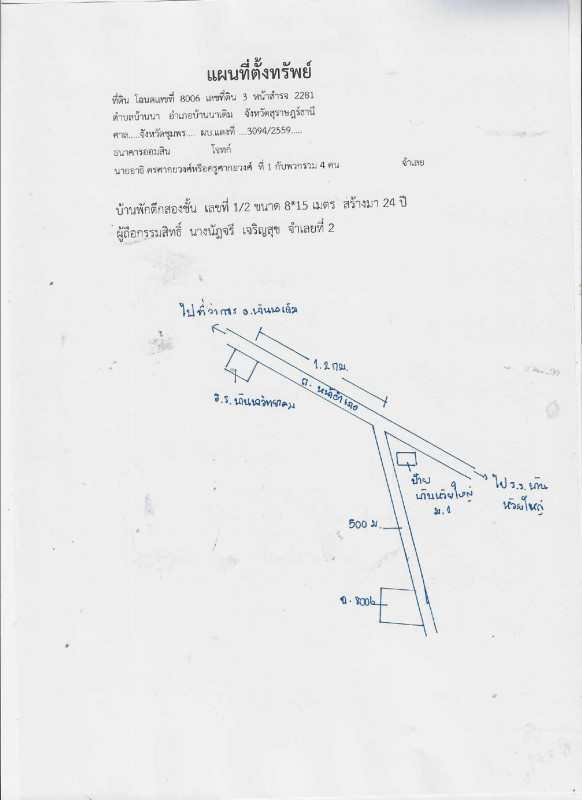 บ้านเดี่ยว สุราษฎร์ธานี บ้านนาเดิม บ้านนา 2830320
