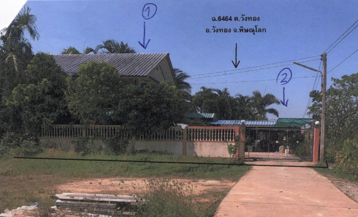 บ้านเดี่ยว พิษณุโลก วังทอง วังทอง 3107992
