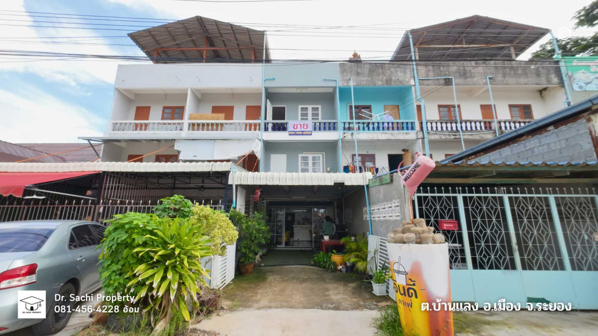 อาคารพาณิชย์ อาคารพาณิชย์ 3 ชั้น 20 ตรว. ตรงข้าม รร.ระยองปัญญานุกูล ระยอง เมืองระยอง บ้านแลง 2900000