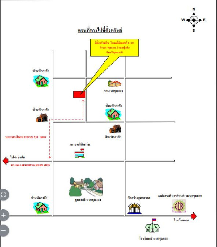 ที่ดินเปล่า อุดรธานี ทุ่งฝน นาชุมแสง 58000
