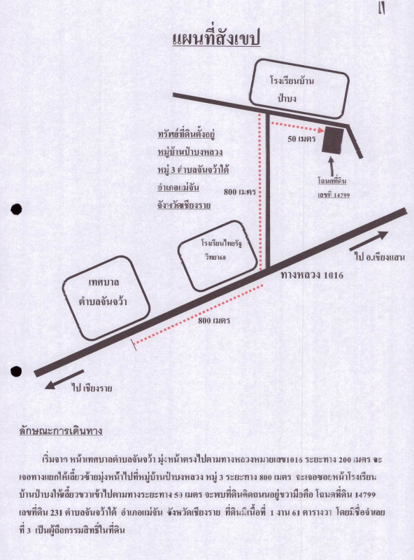บ้านเดี่ยว เชียงราย แม่จัน จันจว้าใต้ 696245