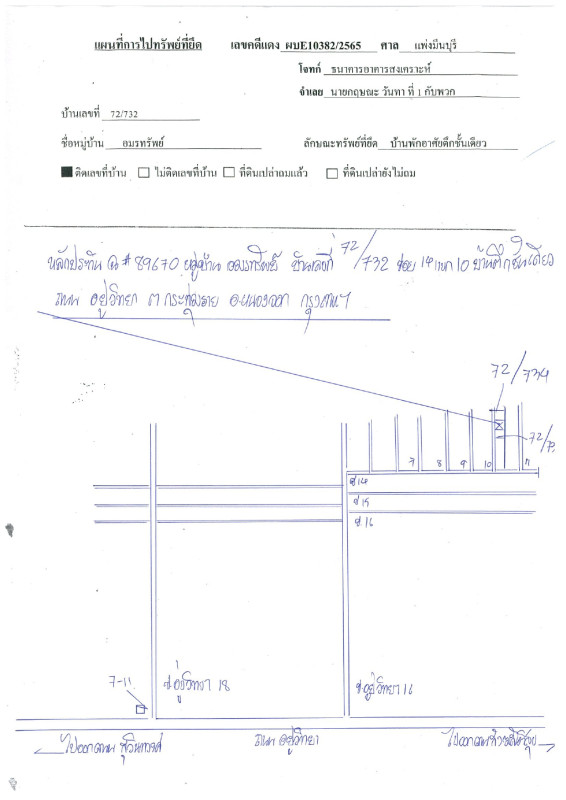 ทาวน์เฮ้าส์ กรุงเทพมหานคร หนองจอก กระทุ่มราย 488025