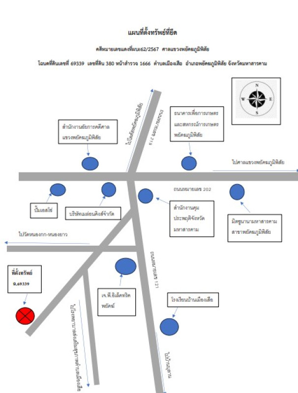 ที่ดินเปล่า มหาสารคาม พยัคฆภูมิพิสัย เมืองเสือ 254400